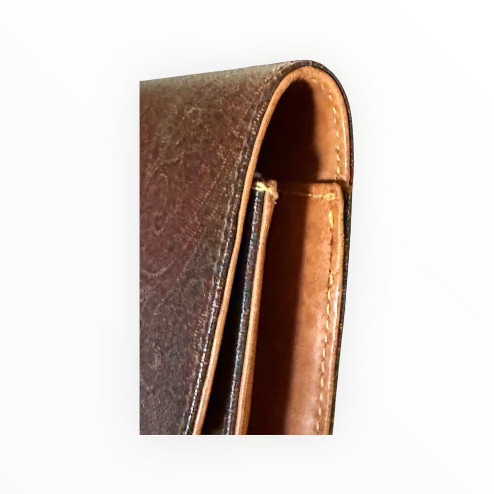Vintage ETRO Paisley Envelope Clutch - Picture 4 of 8